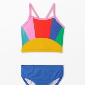 Hanna Andersson Two-Piece Swim Colorblock Horizon Size 140 US 10